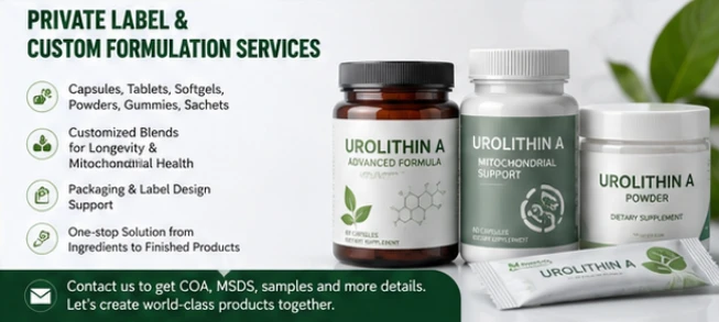 Urolithin A Private label customization Urolithin A Private label customization